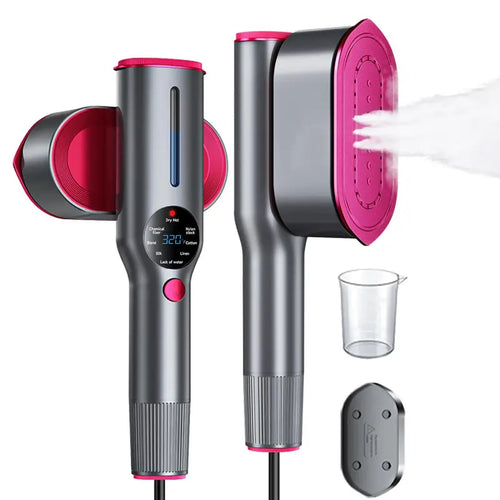 Dr.Flash Handheld Garment Steamer for Clothing, Portable Iron Steamer Combo Travel Steam Generators, 7 Modes with LED Display, Fast Heating, 90° Swivel Handle, 1-Button Start, Travel Stuff, New Year Gift